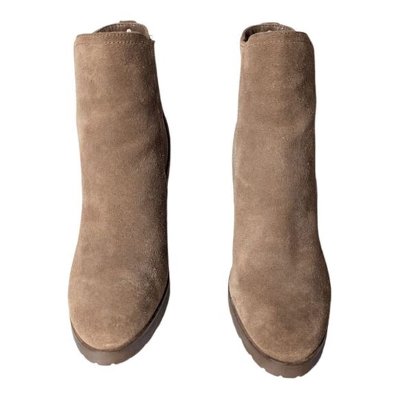 MICHAEL KORS Thea Brown Suede Booties Size 9M - Picture 5 of 10